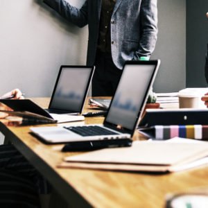 Group of diverse people having a business meeting